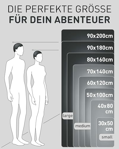 Detalle de Fit-Flip Microfaser Handtücher: kompakt, saugfähig und pflegeleicht für Sport und unterwegs