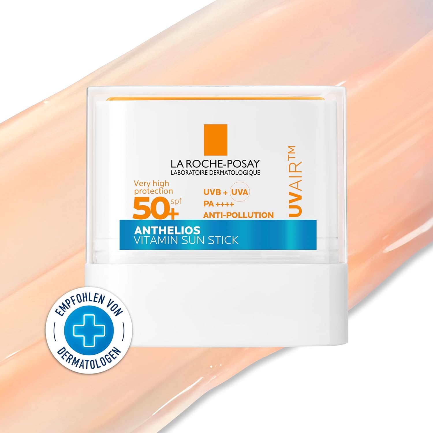 Detalle 2 de La Roche Posay Anthelios UVAIR Vitamin Sun Stick LSF50+ – Schneller UV-Schutz im Stick