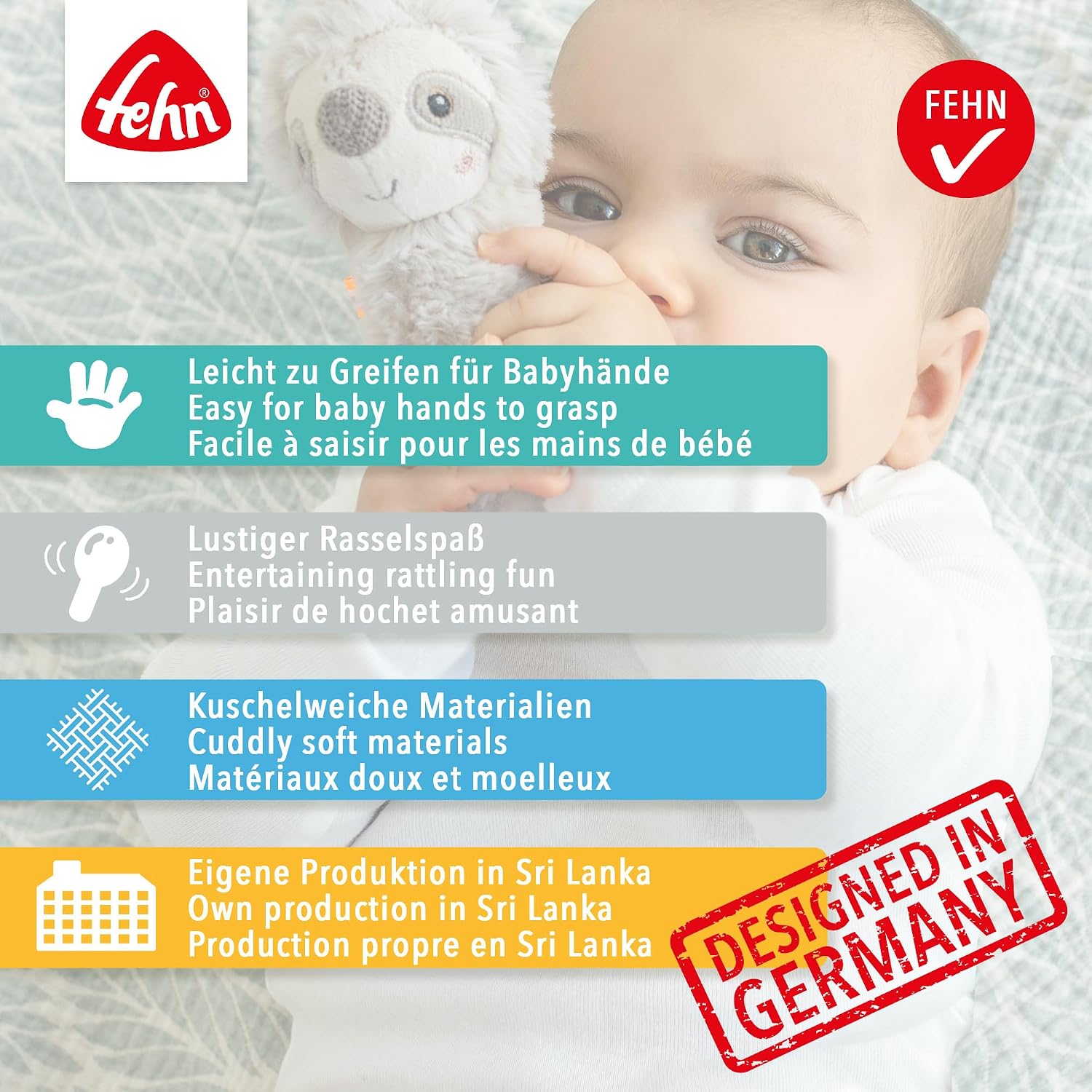Thumbnail 5 de Fehn Regenmacher Maus Motorikspielzeug 0+
