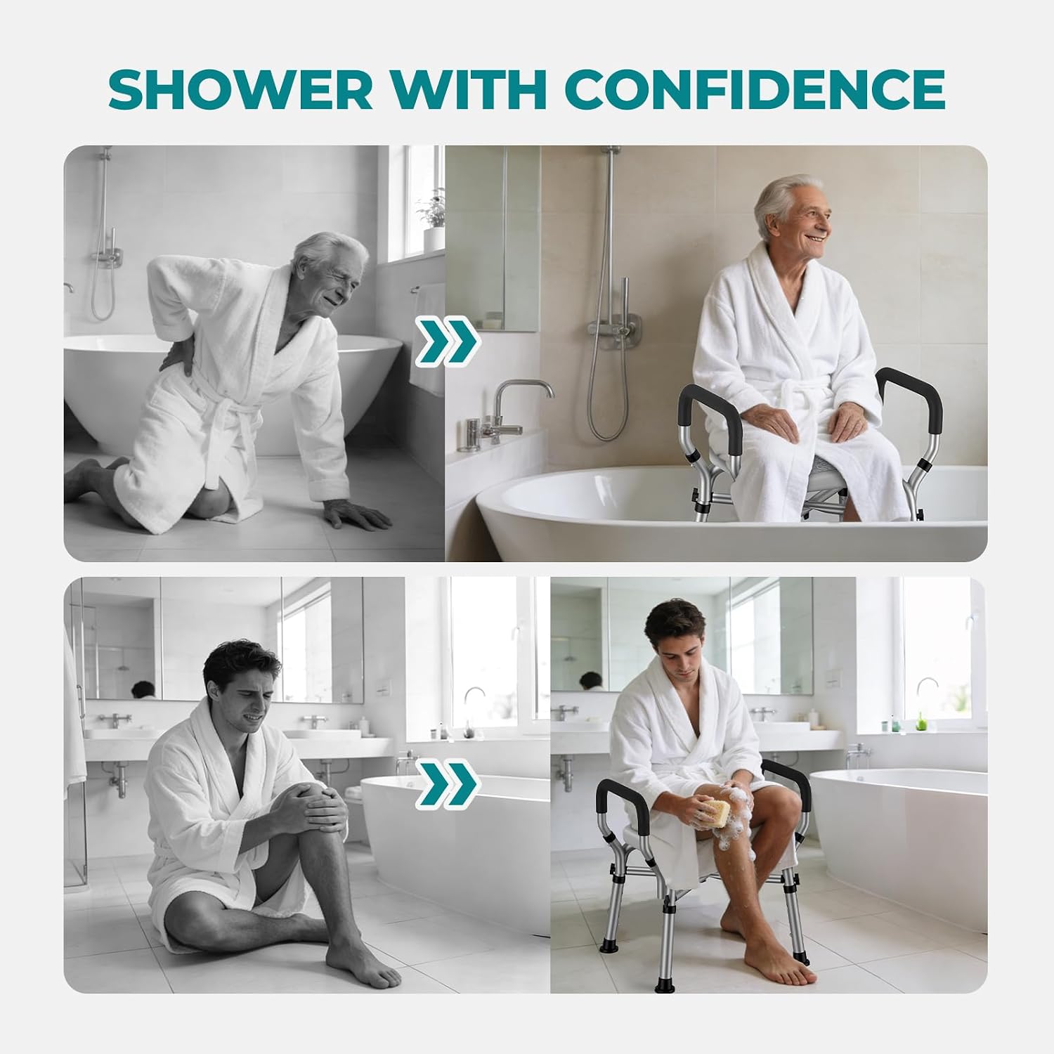 Thumbnail 6 de Shower Chair, 550 lb Capacity