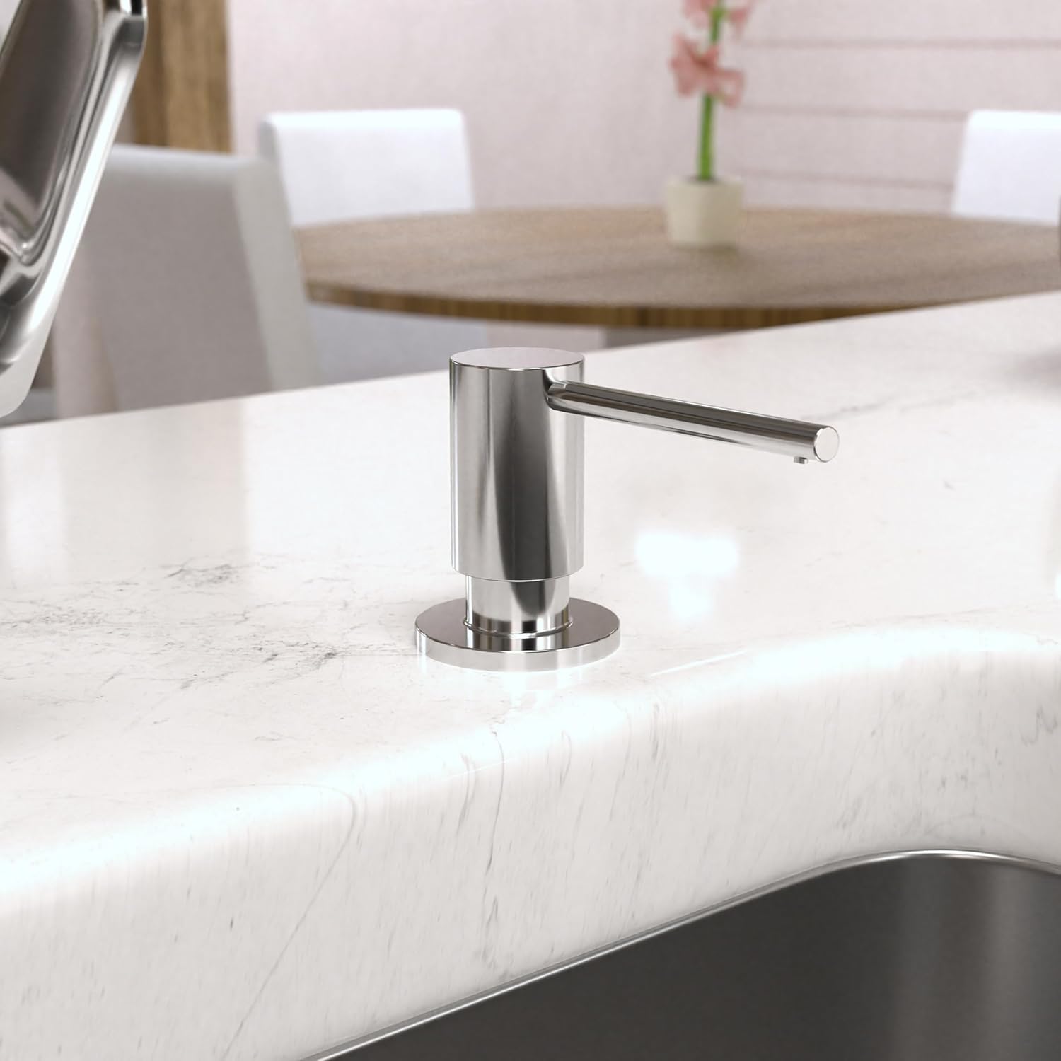Detalle 2 de Hansgrohe Bath and Kitchen SinkSoap Focus 3 pouces – Distributeur de savon Chrome (40438001)