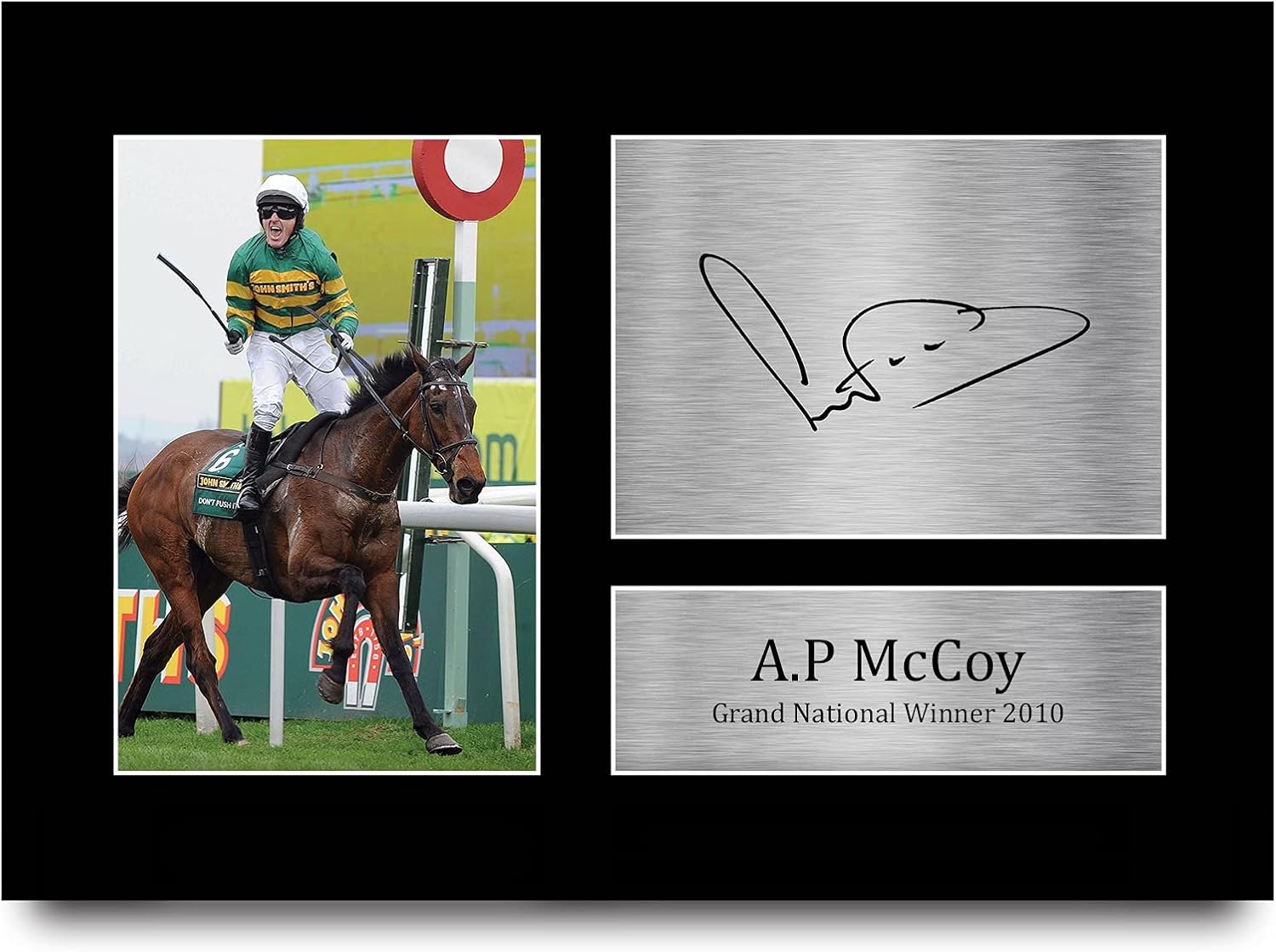 Thumbnail 6 de HWC Trading FR A3 Sir Anthony Peter McCoy framed printed autograph picture (A3)