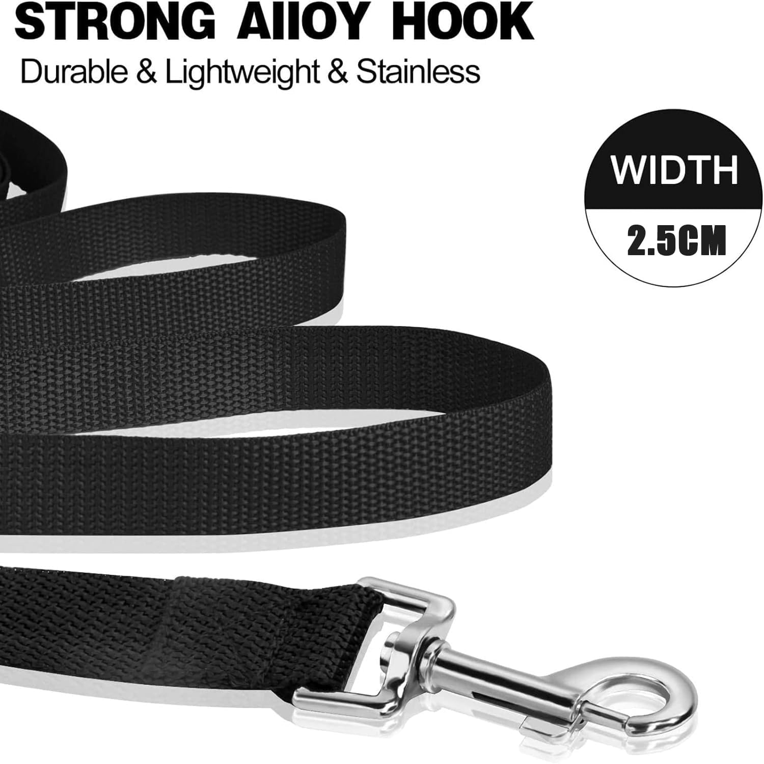 Detalle de Comfen longe pour chien 5 m à 30 m avec poignée de dressage