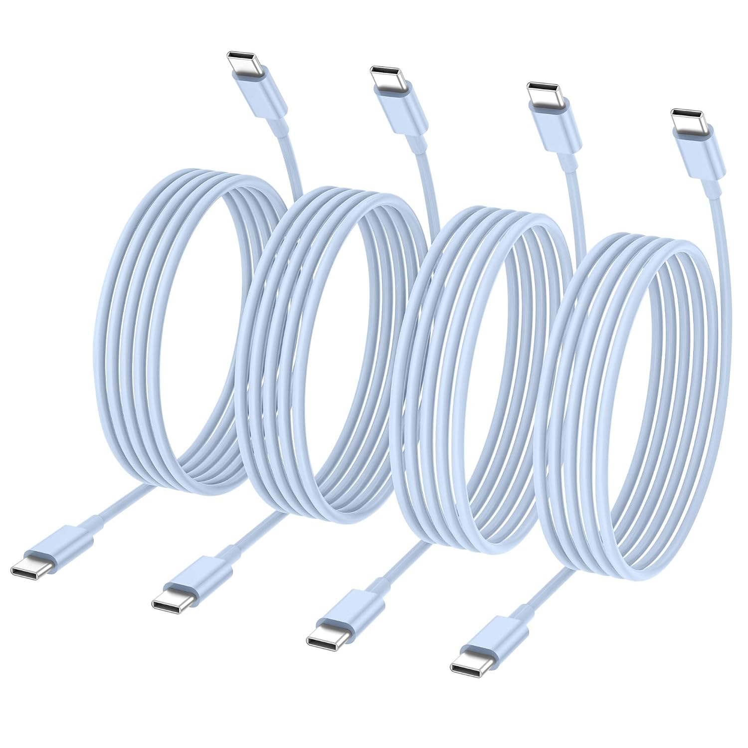 Detalle 2 de Apple USB-C to USB-C Charging Cable 4 Pack (10ft) — 60W, MFi Certified