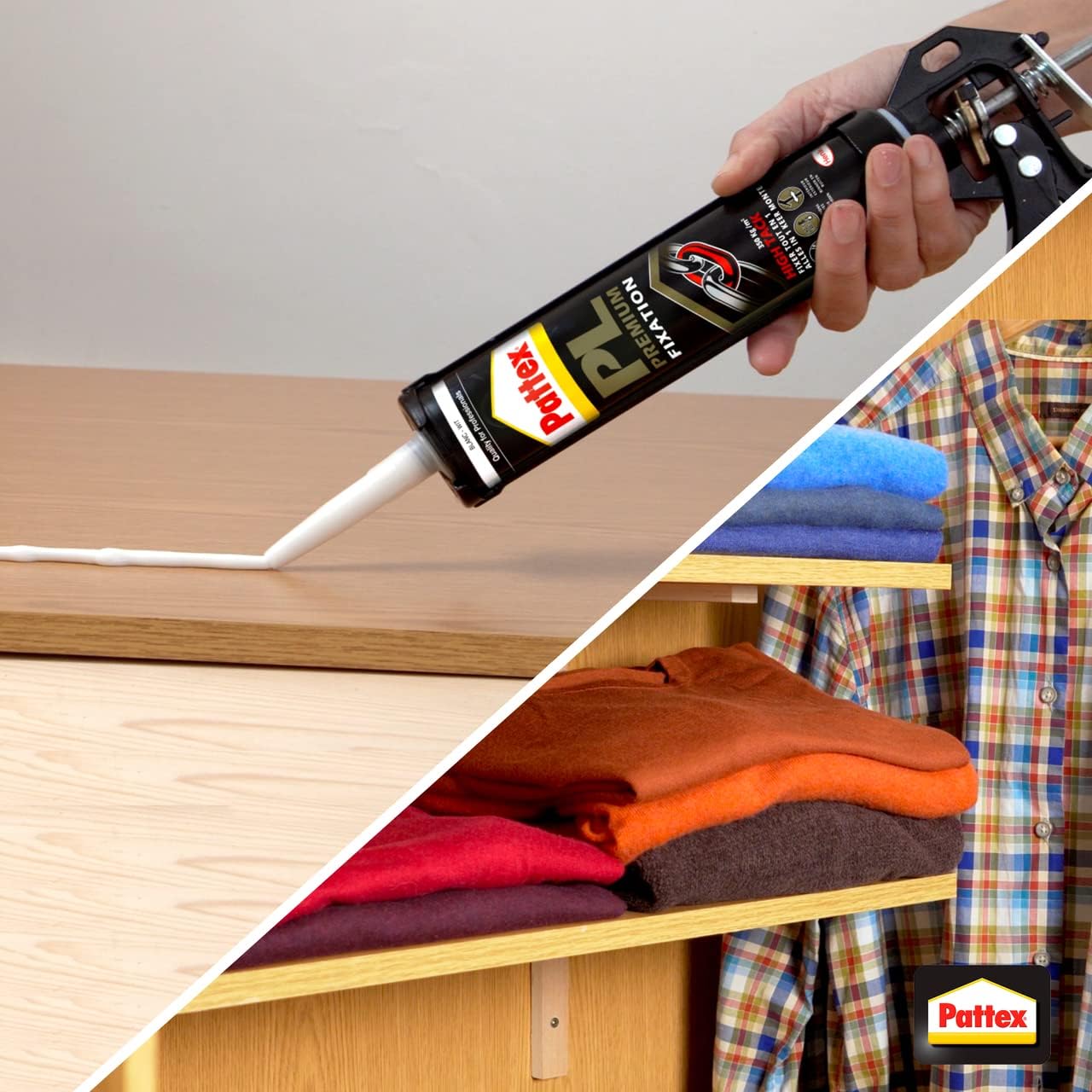 Detalle de Pattex PRO 600 Colla di montaggio 440g