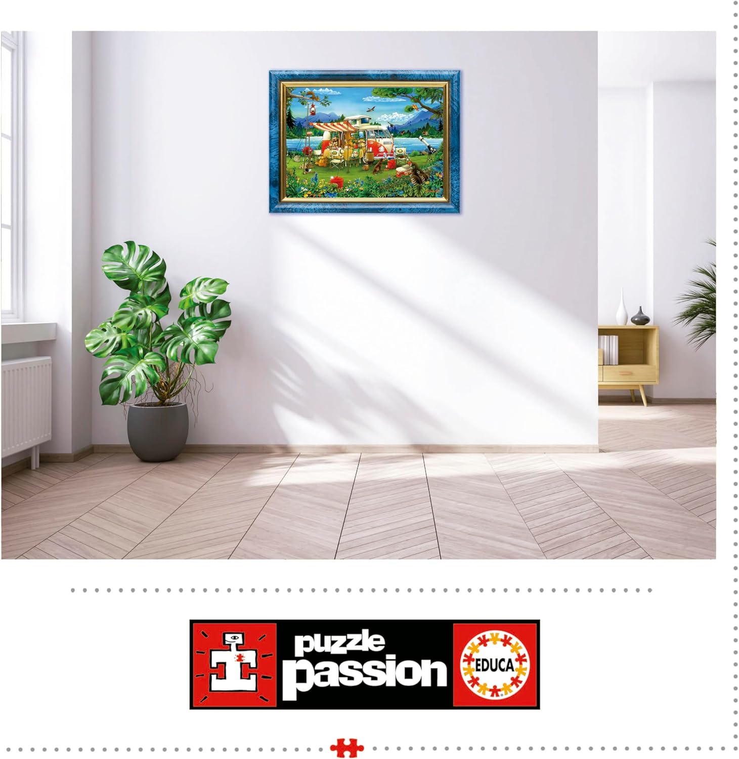 Thumbnail 4 de Puzzle Educa 1000 pièces « Vacances à la campagne » (68 x 48 cm) dès 14 ans