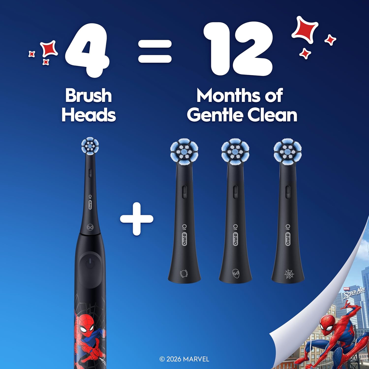 Thumbnail 6 de Oral-B iO Kids Marvel Spiderman Head