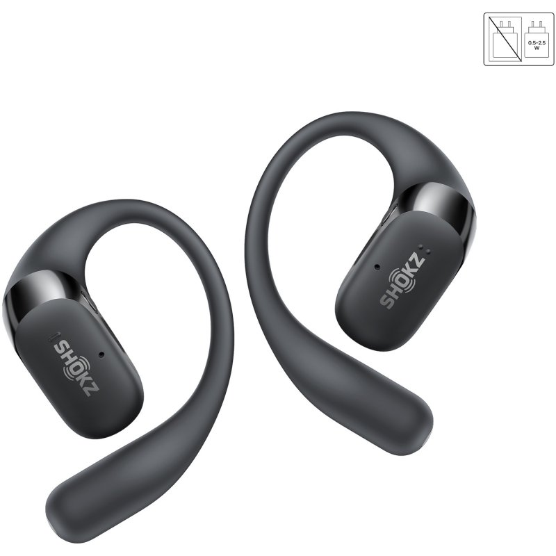Detalle 2 de Shokz Openfit 2 Open-Ear Bluetooth Negro: ficha de compra para comprar con cabeza