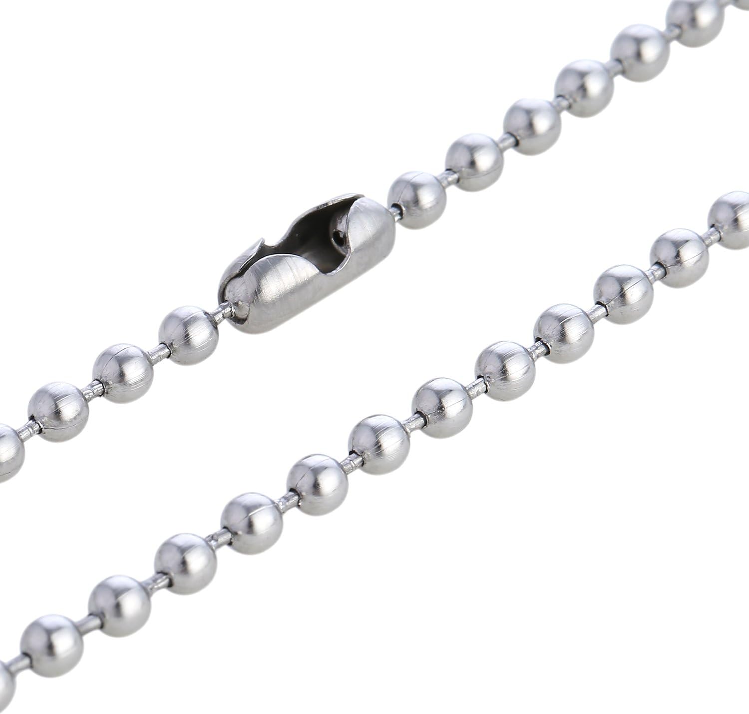 Detalle 2 de DonDon Collier chaîne à boules 60 cm