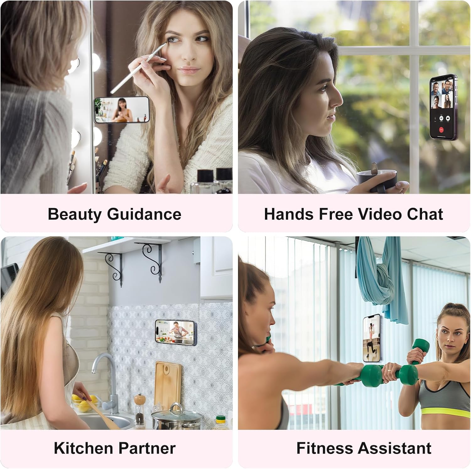Thumbnail 5 de Giumel 8PCS Silicone Suction Phone Mount