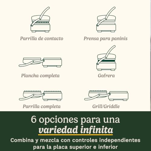 Thumbnail 2 de Cuisinart 6-en-1 grillplancha con placas reversibles