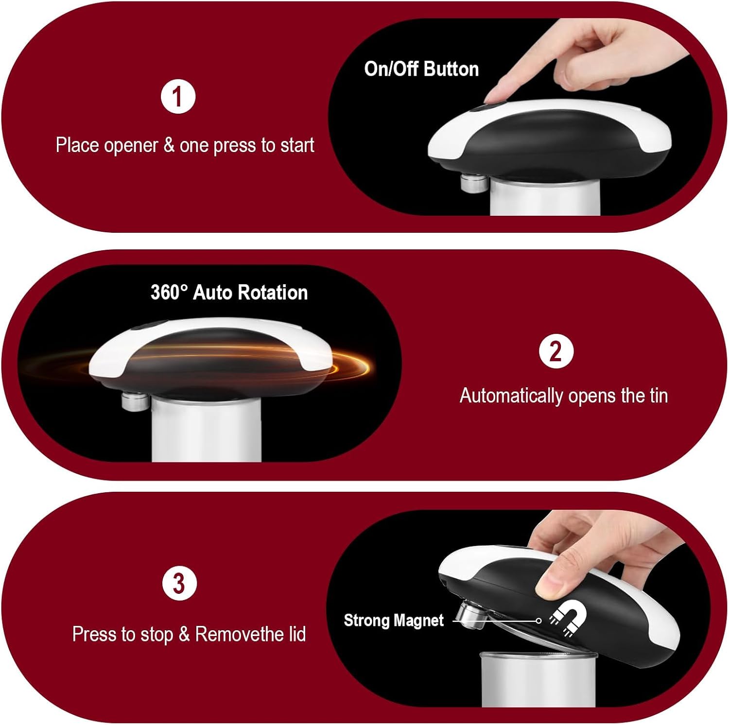 Thumbnail 1 de DOLLGIFT Rechargeable Electric Can Opener
