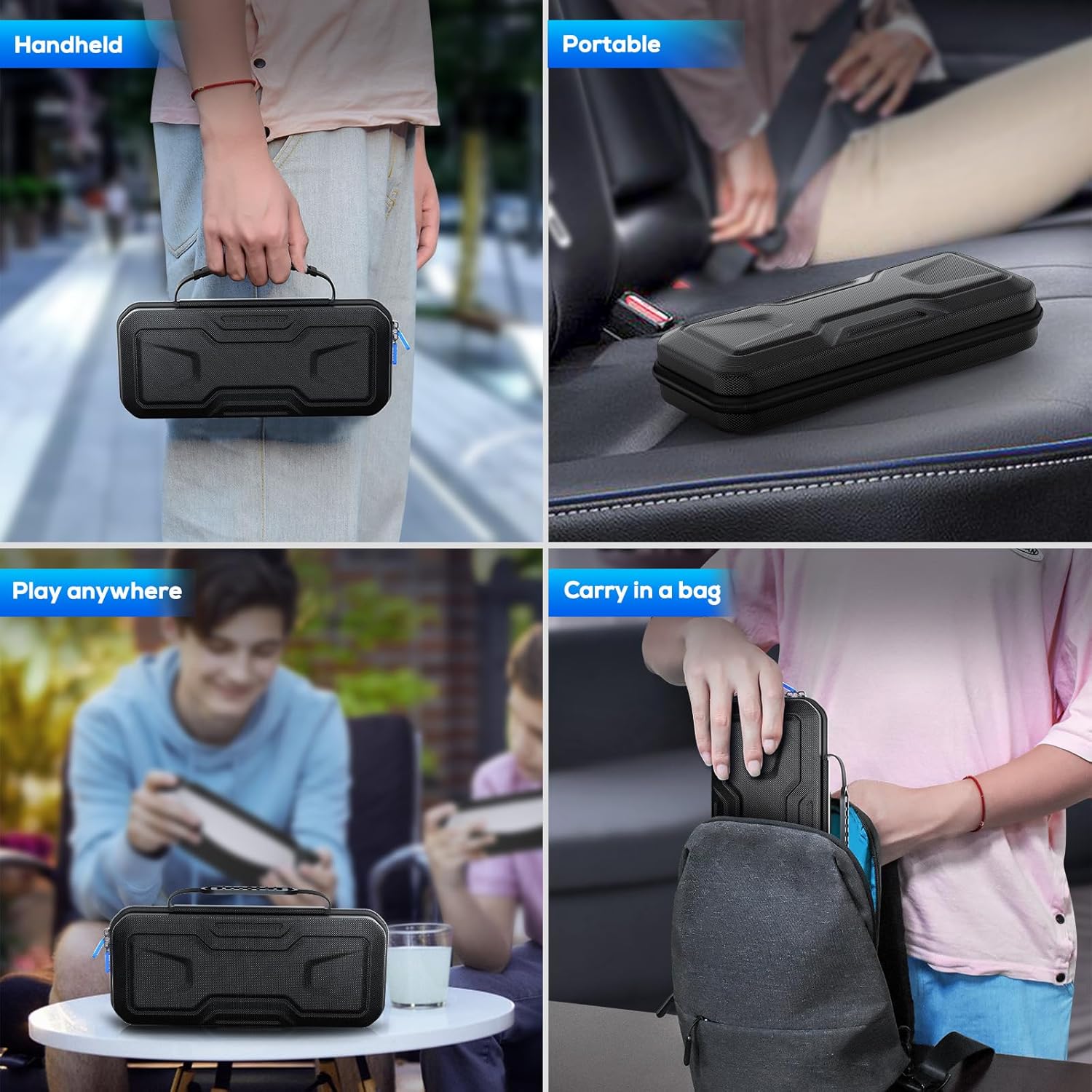 Thumbnail 6 de FYOUNG Étui de Transport et Coque de Protection pour PlayStation Portal — Kit Accessoires de Voyage et Verre Trempé
