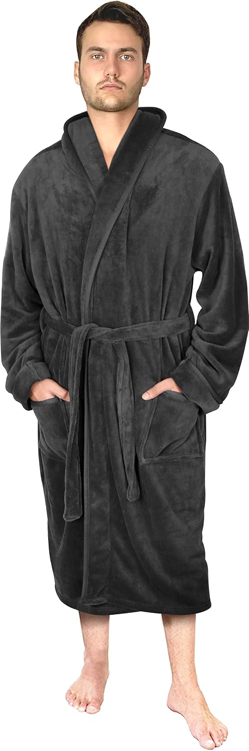 Thumbnail 5 de NY Threads Robe de chambre à capuche pour hommes