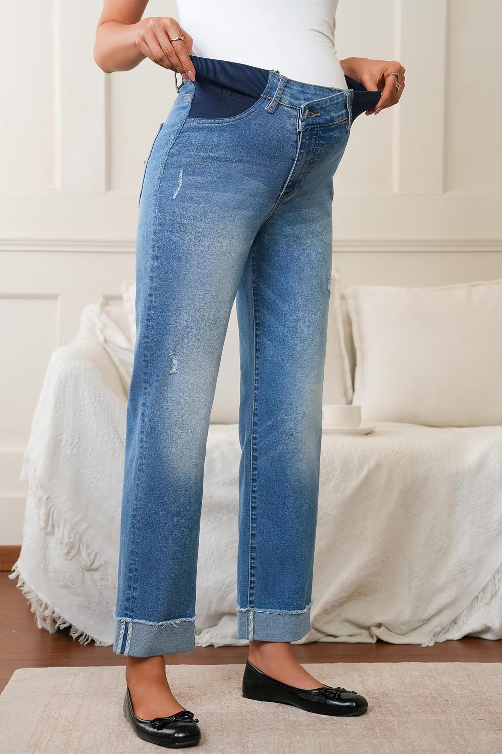 Thumbnail 6 de BLENCOT Maternity Jeans, Stretch Denim