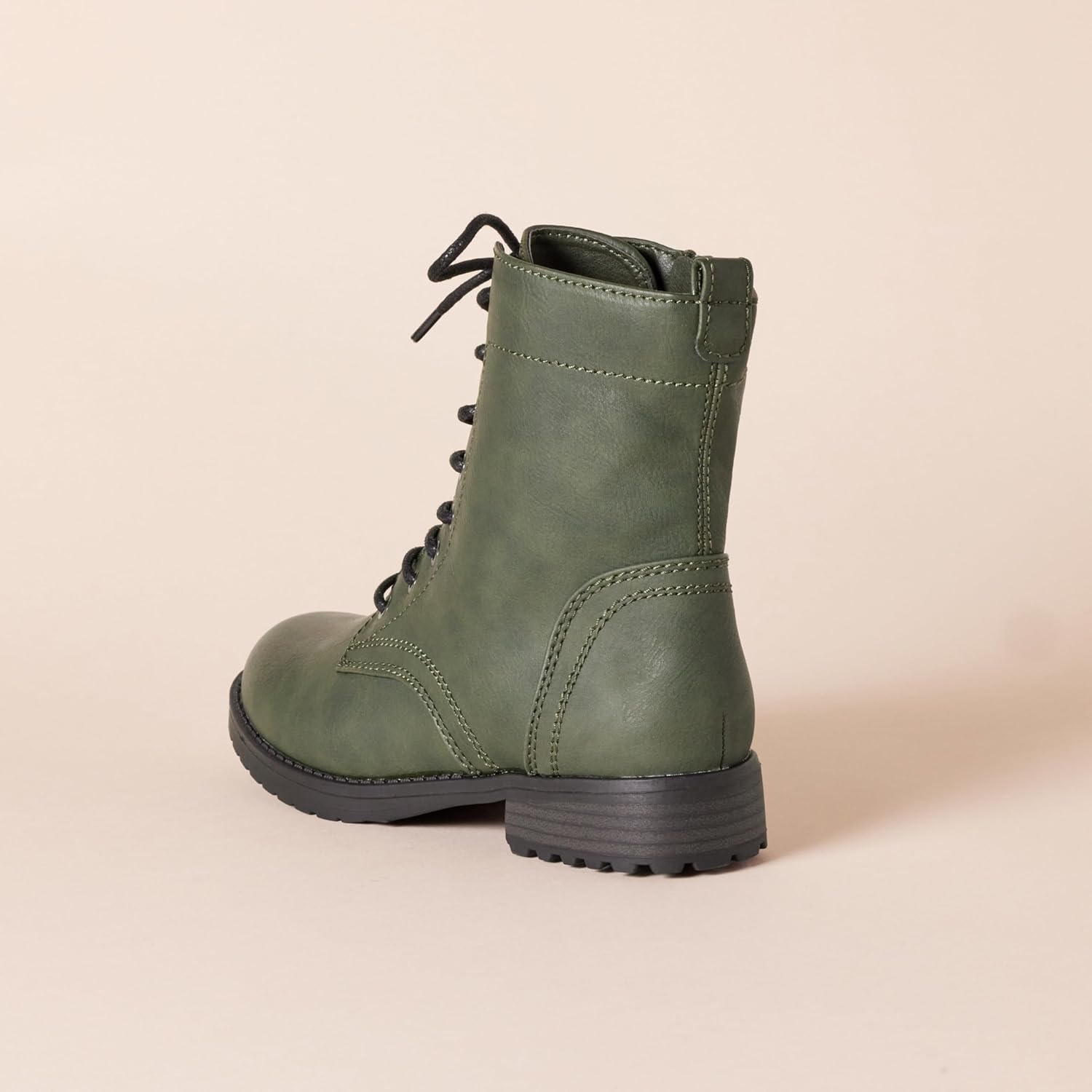 Thumbnail 2 de Damen Combat-Boots mit Schnürung von Amazon Essentials – Combat-Stiefel mit Innenreißverschluss