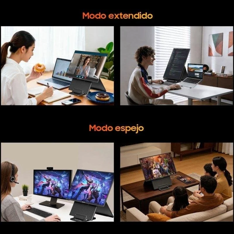 Detalle 2 de Monitor Blackview Table 10 23,8" FullHD IPS 100 Hz (Altavoz, USB-C Carga Inversa) – ficha de compra