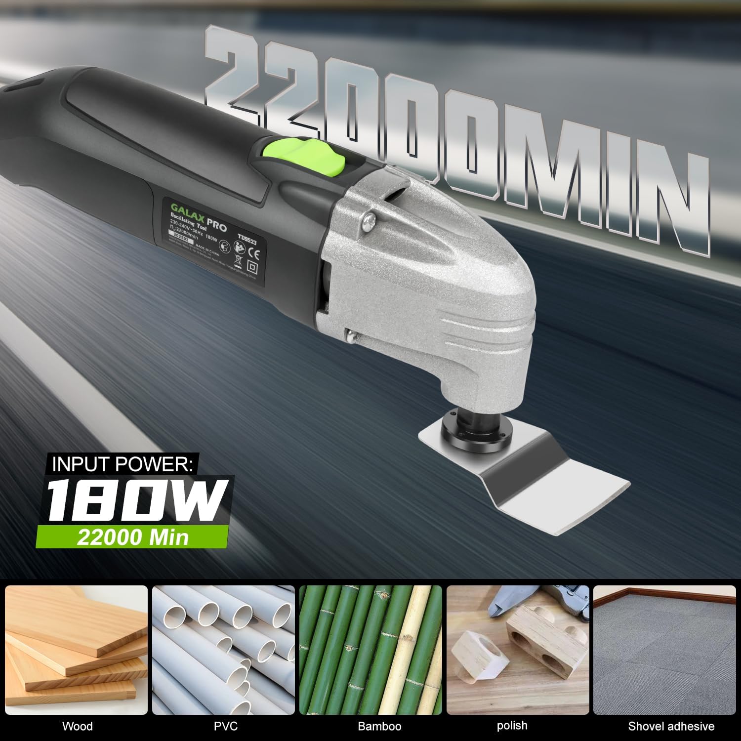 Thumbnail 1 de GALAX PRO 180W outil oscillant 22 000 OPM 🛠️