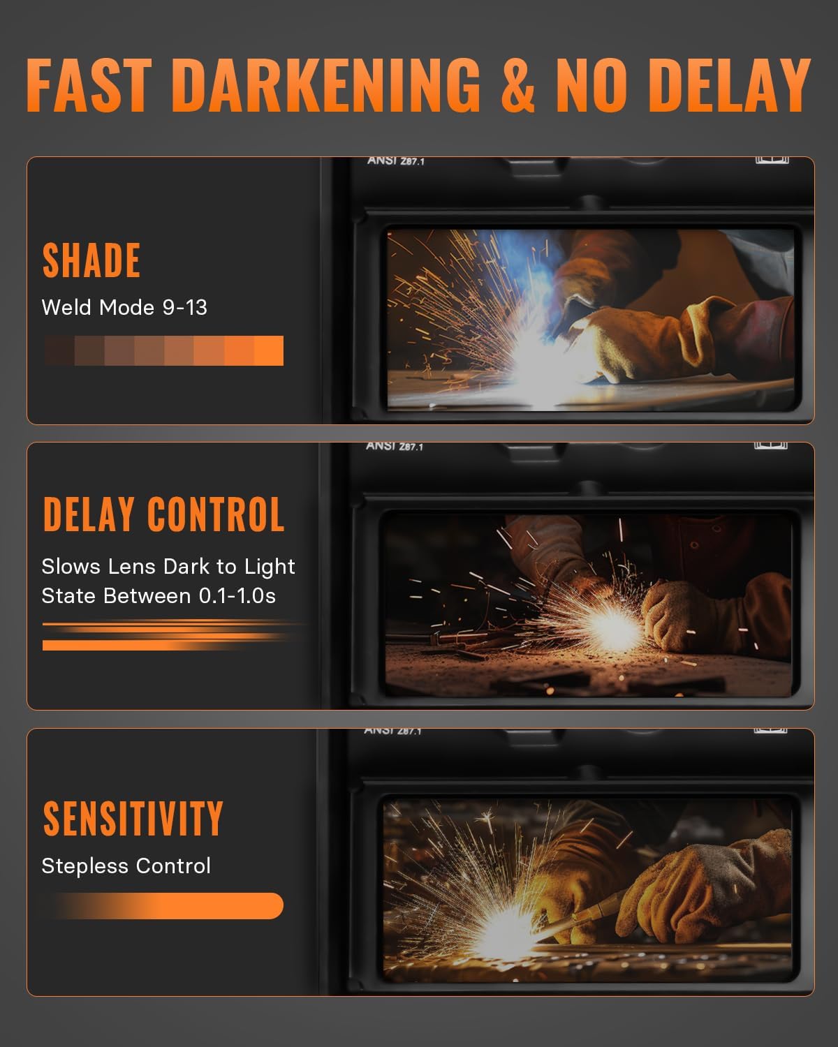 Thumbnail 3 de HITBOX Welding Helmet 4/9-13 🛡️