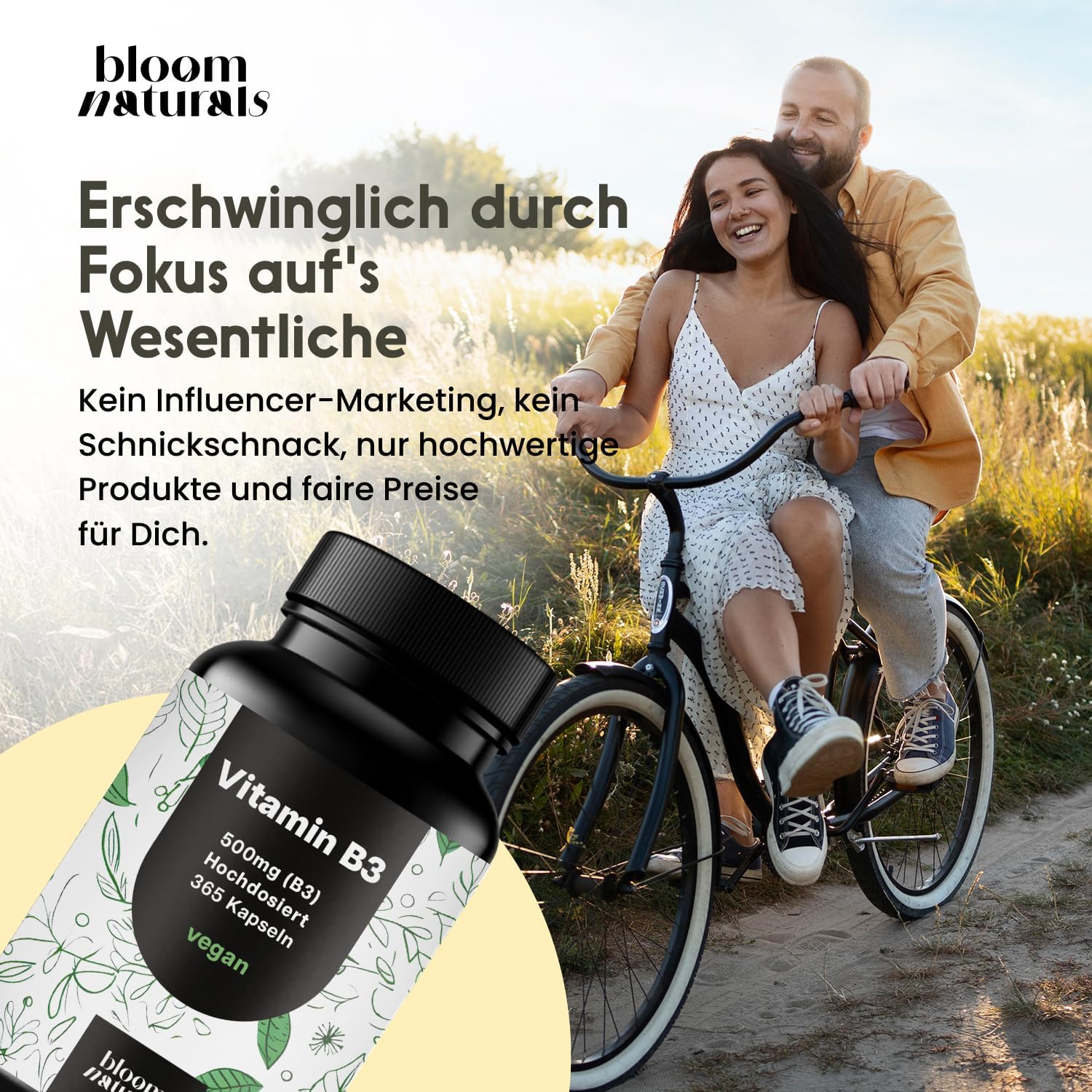 Thumbnail 5 de Vitamin B3 Niacinamid hochdosiert – 500 mg pro Kapsel, 365 Kapseln (vegan, produziert in Deutschland)