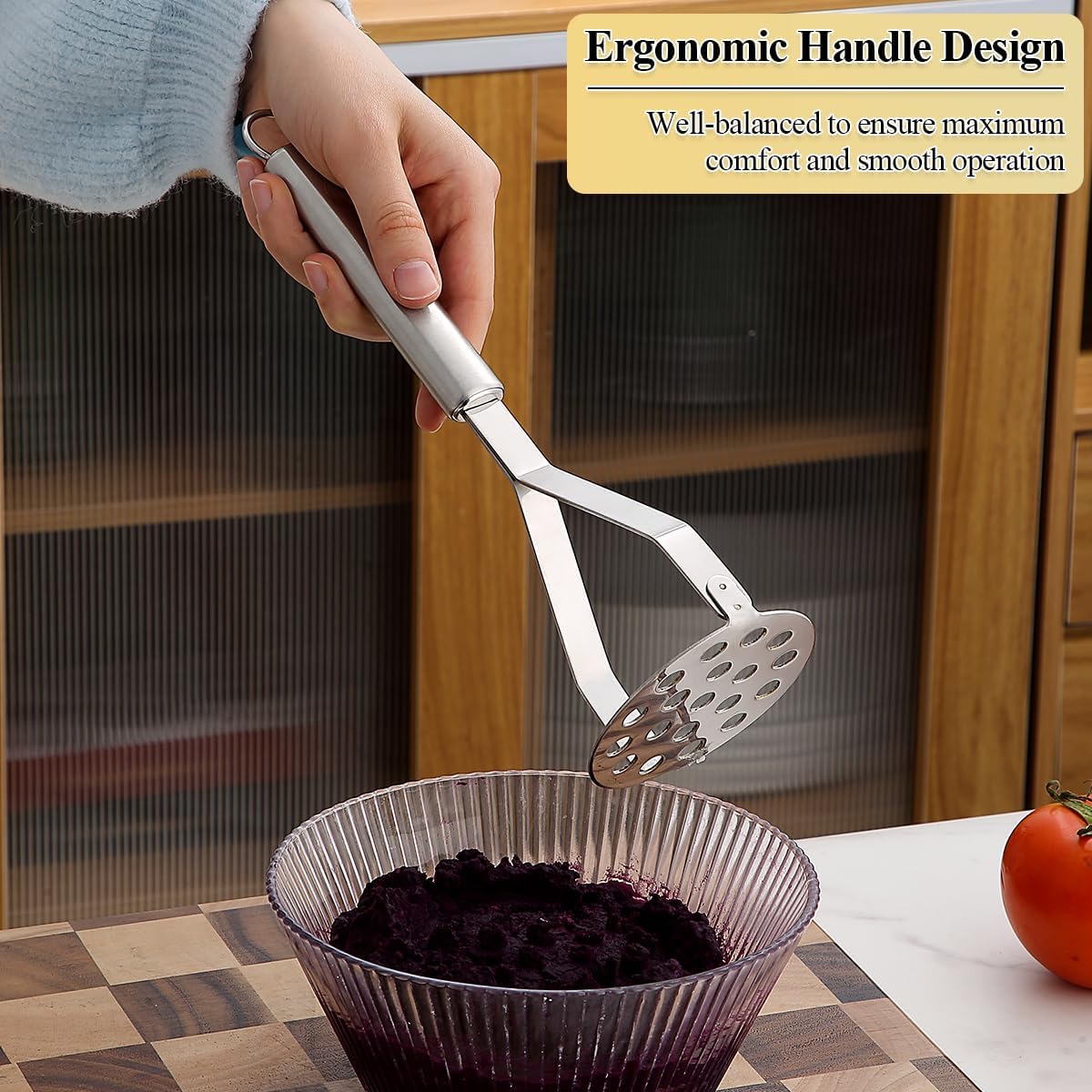 Detalle 2 de Homquen Potato Masher, Stainless Steel