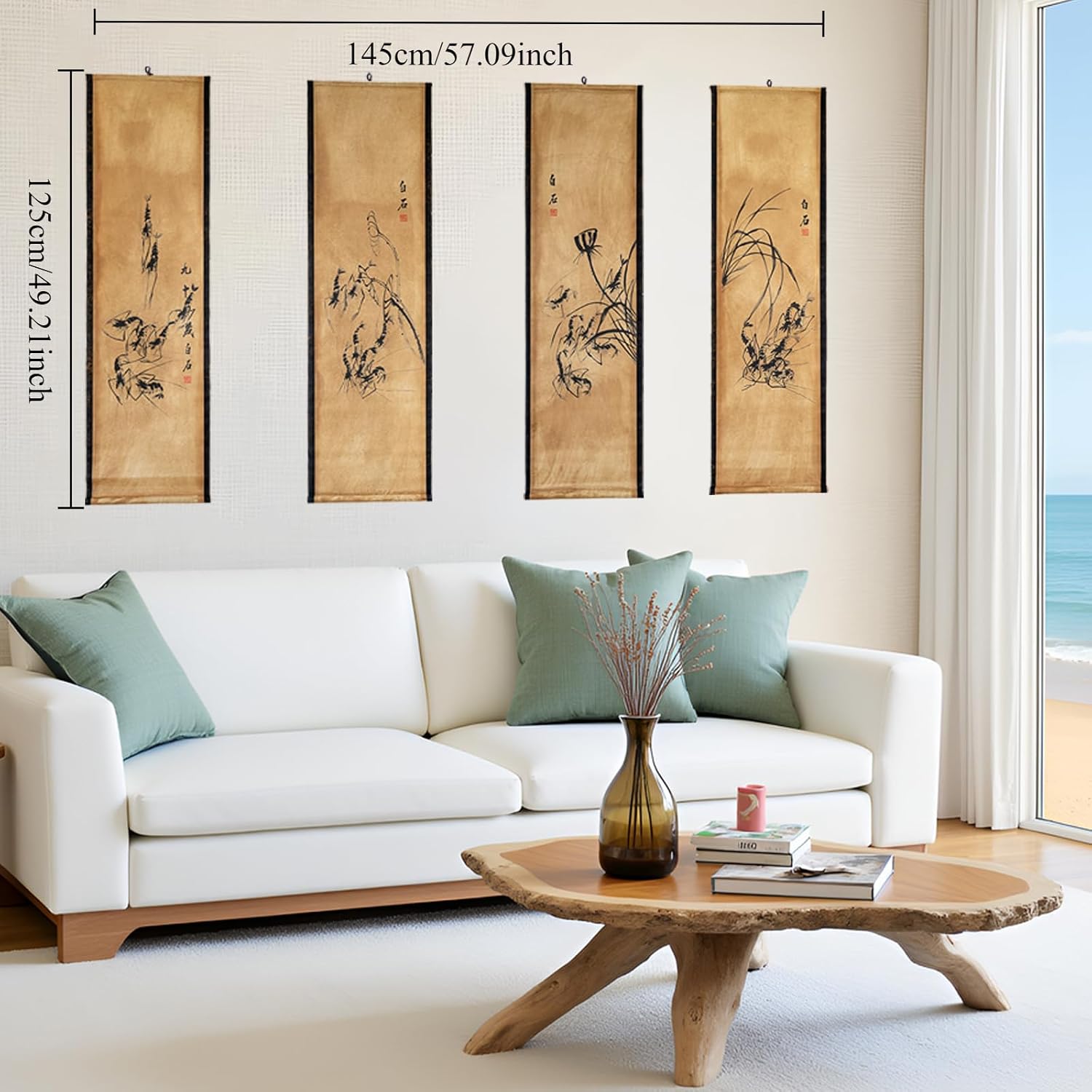 Detalle de CIFIBIFUN wall art prints, paper