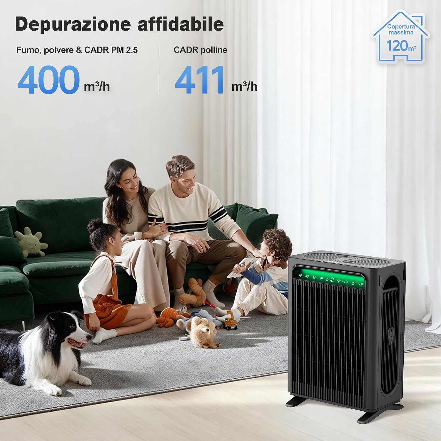 Thumbnail 1 de KNKA Purificatore d'aria APH4000: libero da polline, peli e odori in ambienti fino a 120 m²
