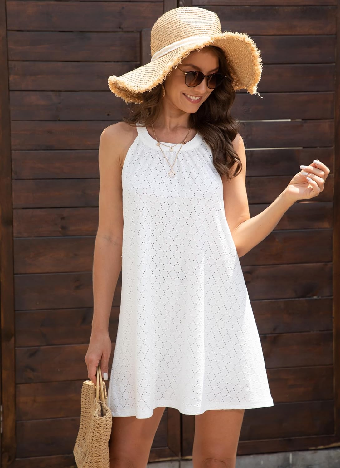 Detalle de Zoye Chen Crochet Swimsuit Cover-Up