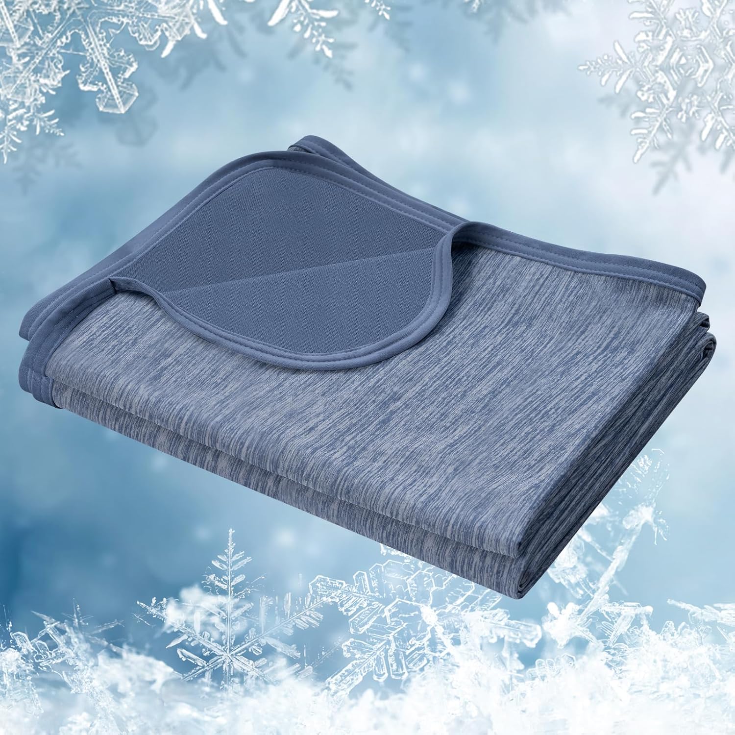Detalle de WOLTU Couverture Rafraîchissante Arc-Chill Double Face 150x200 cm – Fibre Arc-Chill Q-Max > 0,45