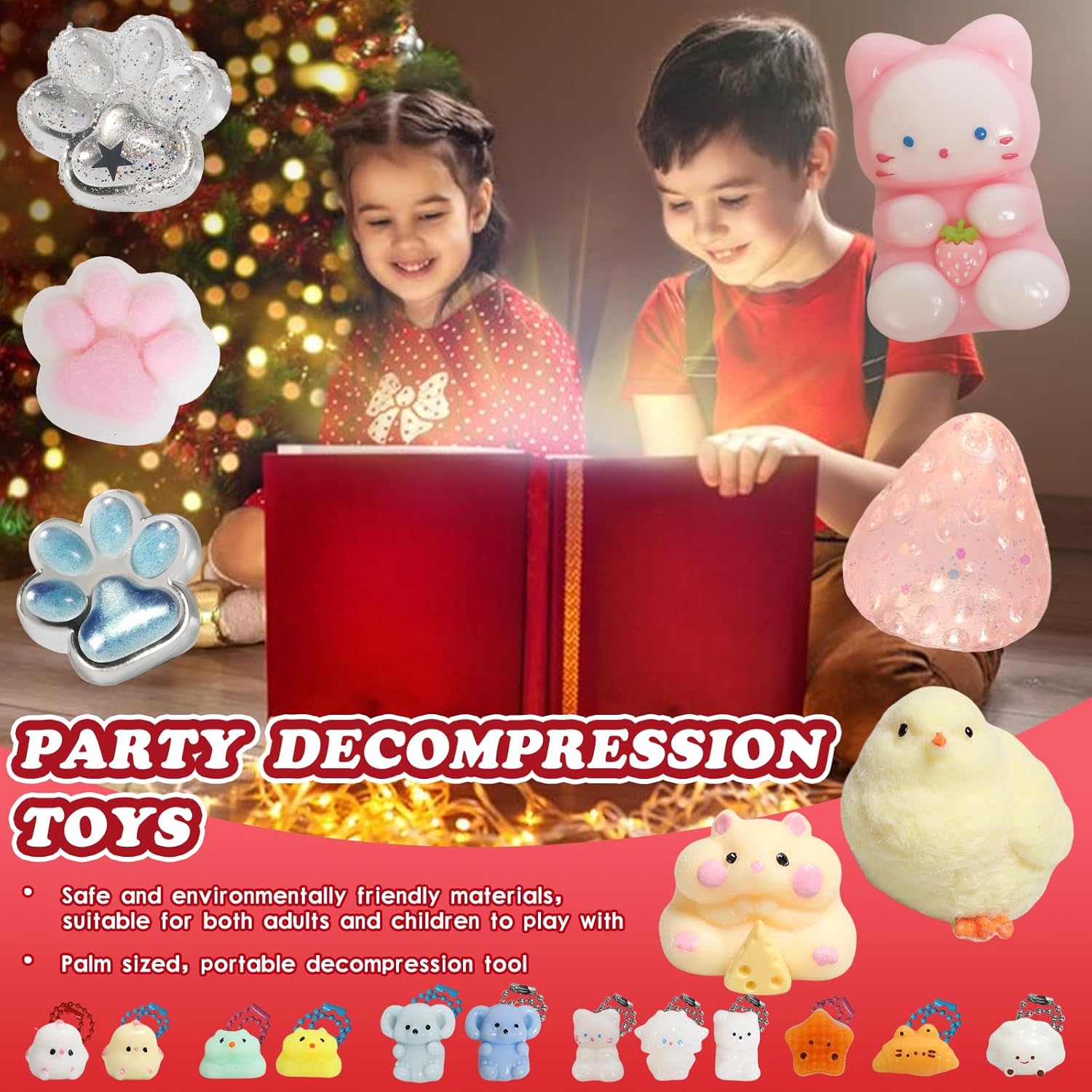 Thumbnail 6 de 19pcs Squishy Pack: Fidget Toys Kit for Kids 4–12