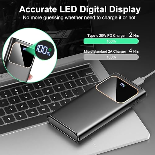 Detalle 2 de Coucur Power Bank Fast Charging 12800mAh
