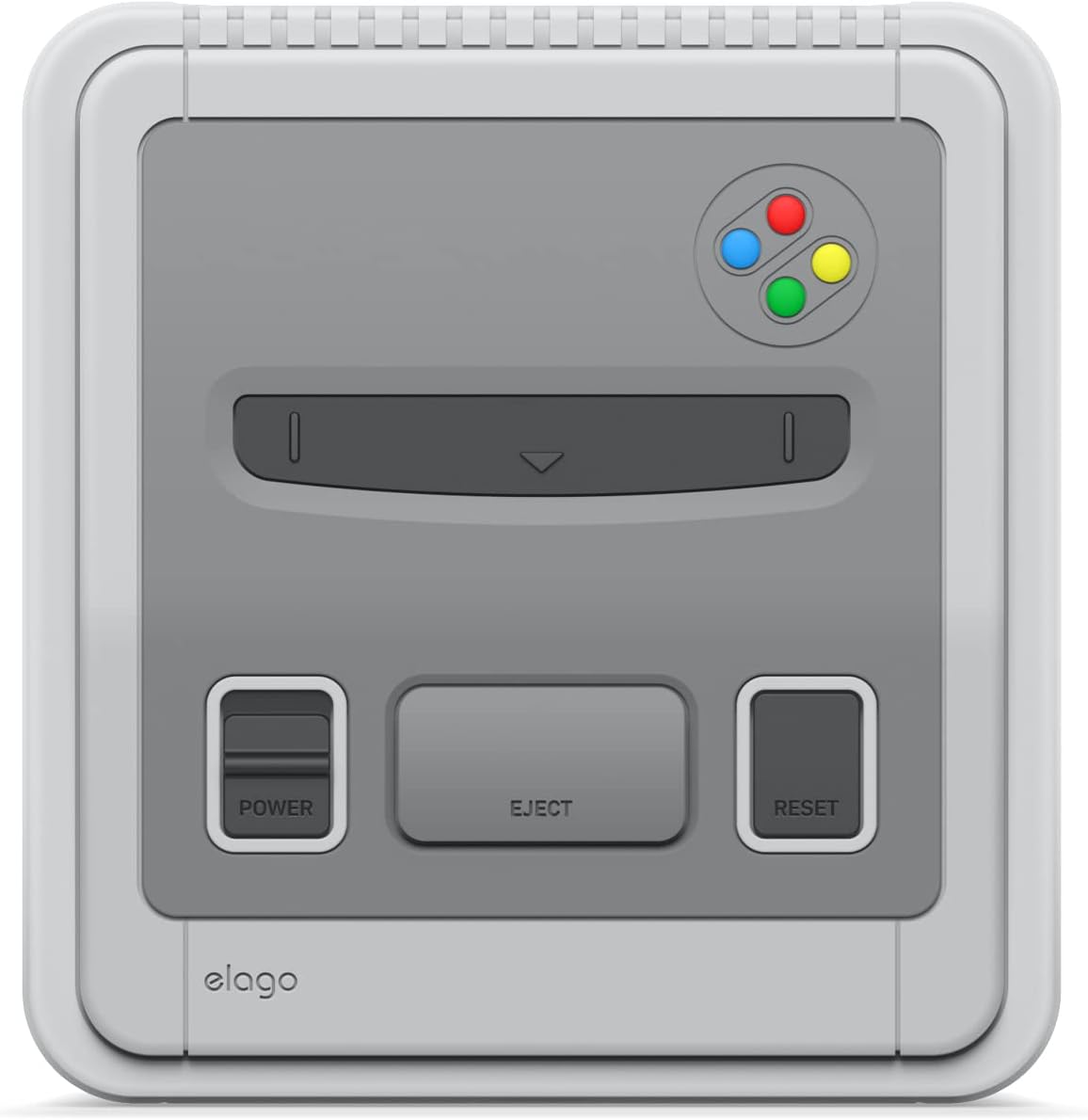Thumbnail 6 de elago T4 Case for Apple TV 4K (3rd Generation, 2022) in Light Grey — IR sensor cut-out & LED cut-out