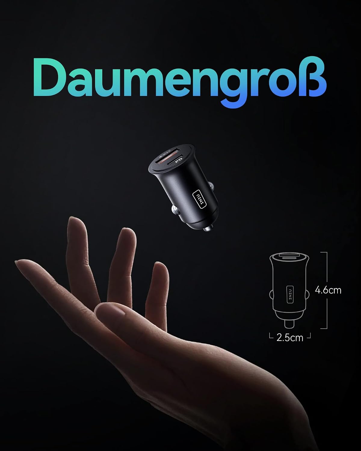 Thumbnail 4 de INIU 60W Zigarettenanzünder USB C PD Auto Ladegerät