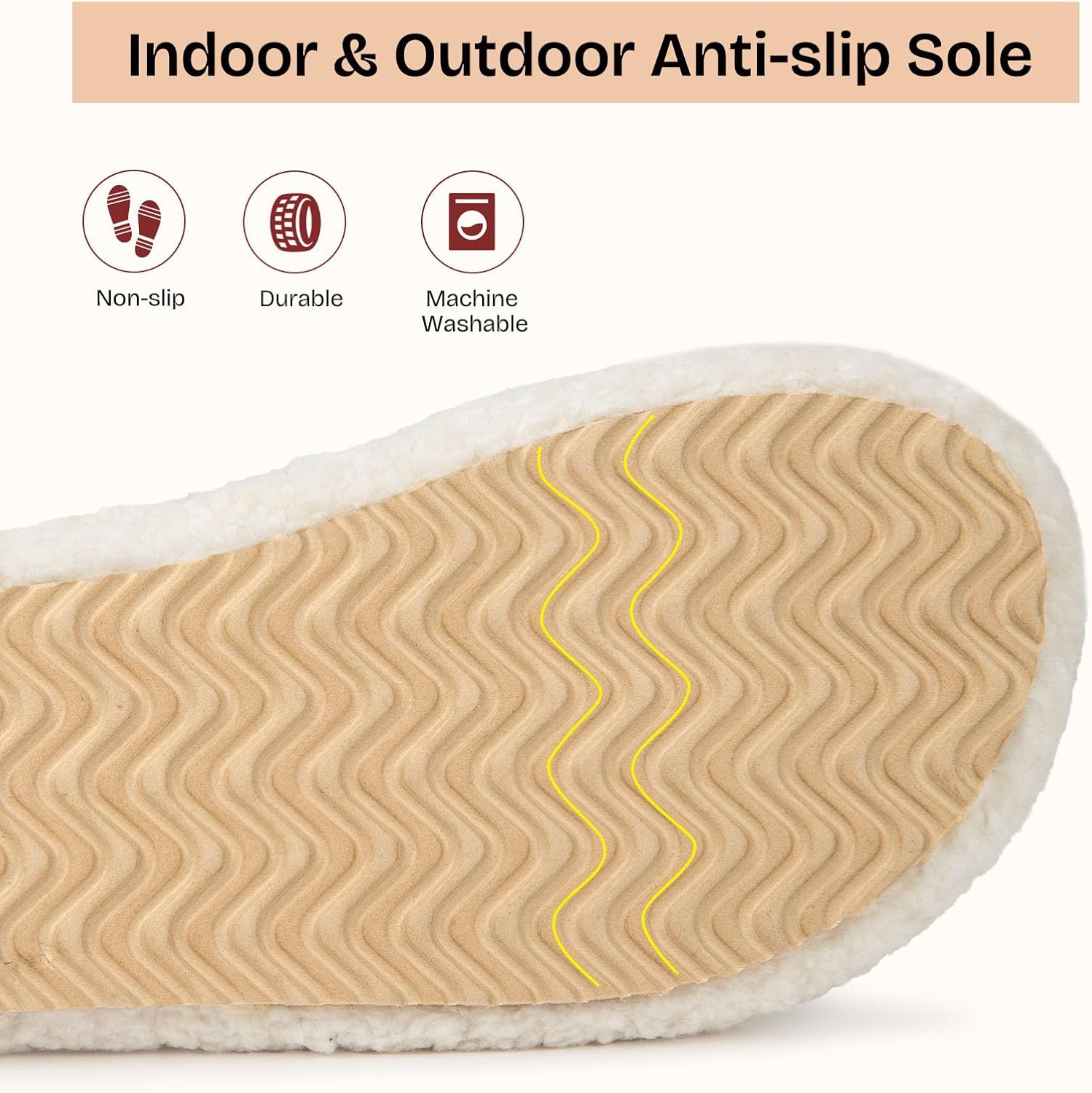 Detalle de EverFoams Women's Open-Toe Slippers with Memory Foam – Cozy Indoor-Outdoor Comfort