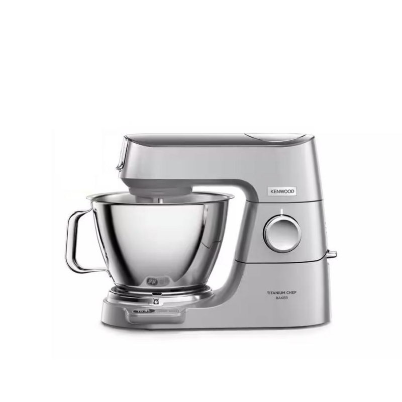 Detalle de Kenwood KVC85.124SI 5L 1200W: procesador de alimentos con báscula integrada y DuoBowl para repostería en casa
