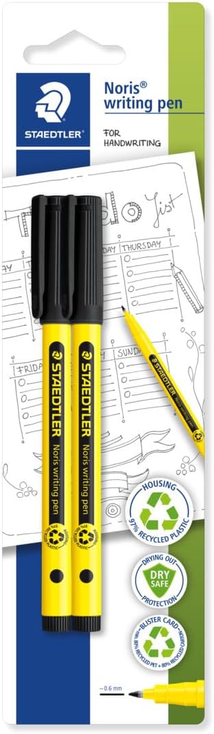 Thumbnail 6 de STAEDTLER Noris Handwriting Pen – Pack of 10 Assorted Colours (0.6mm)