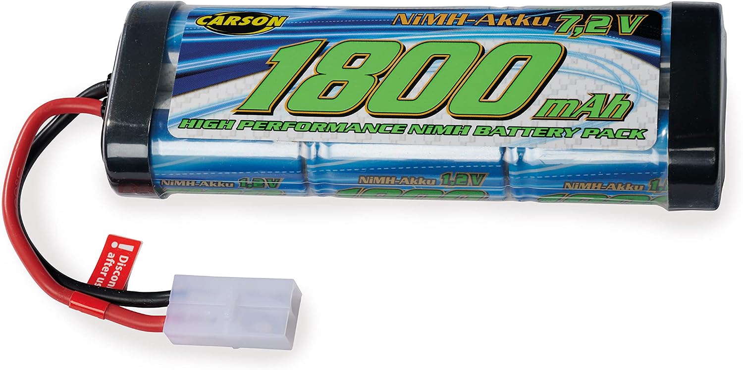 Detalle de Carson Accu Racing Pack NiMH-accu 7,2 V, 1800 mAh met Tamiya-aansluiting