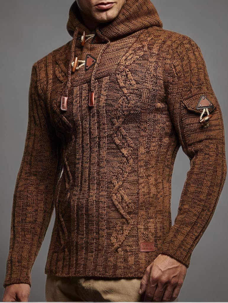 Thumbnail 5 de Leif Nelson LN-5400 Maglione con Cappuccio