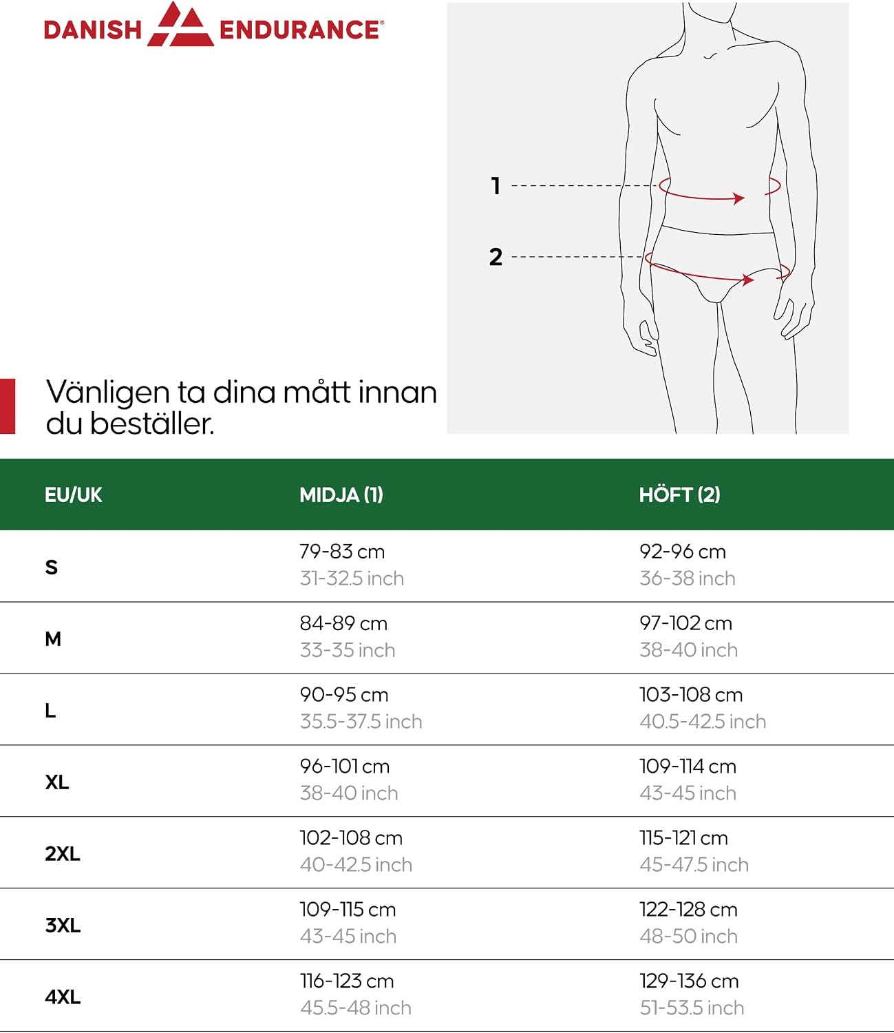 Detalle de DANISH ENDURANCE bambukalsonger för herr, låg skärning och stretch, 3-/6-pack