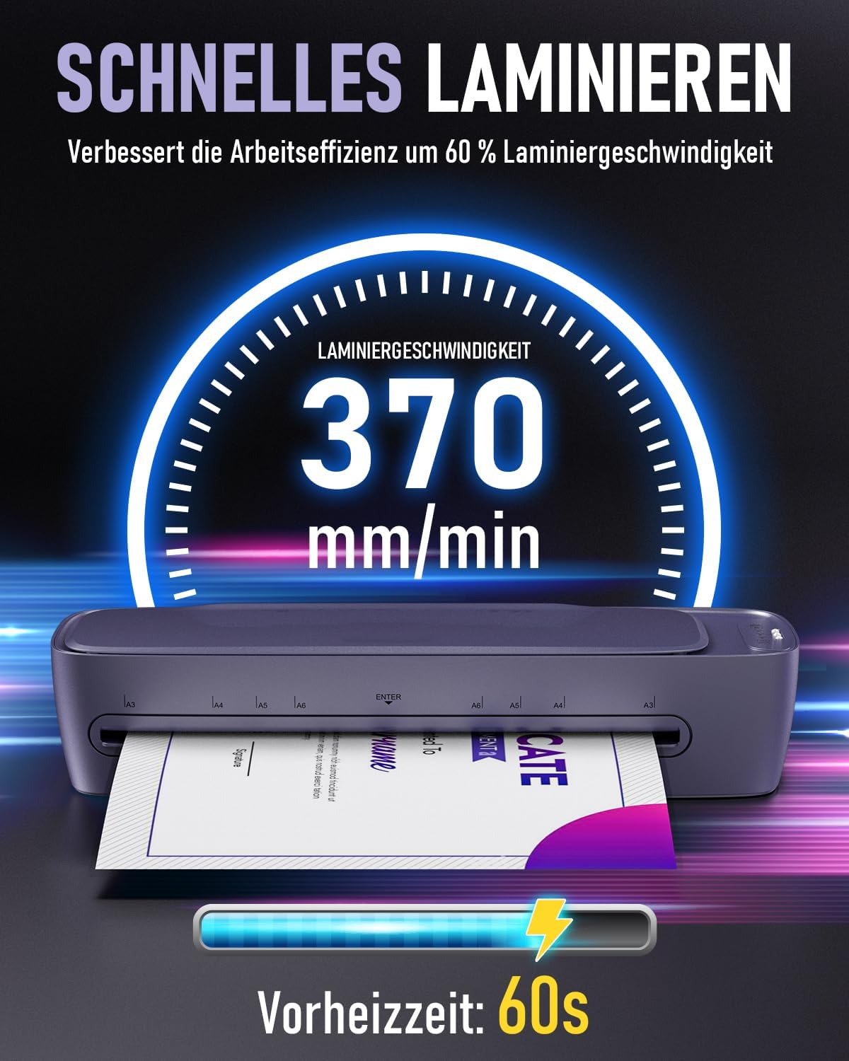 Thumbnail 1 de Ablemark Laminiergerät A3 mit 30 Folien