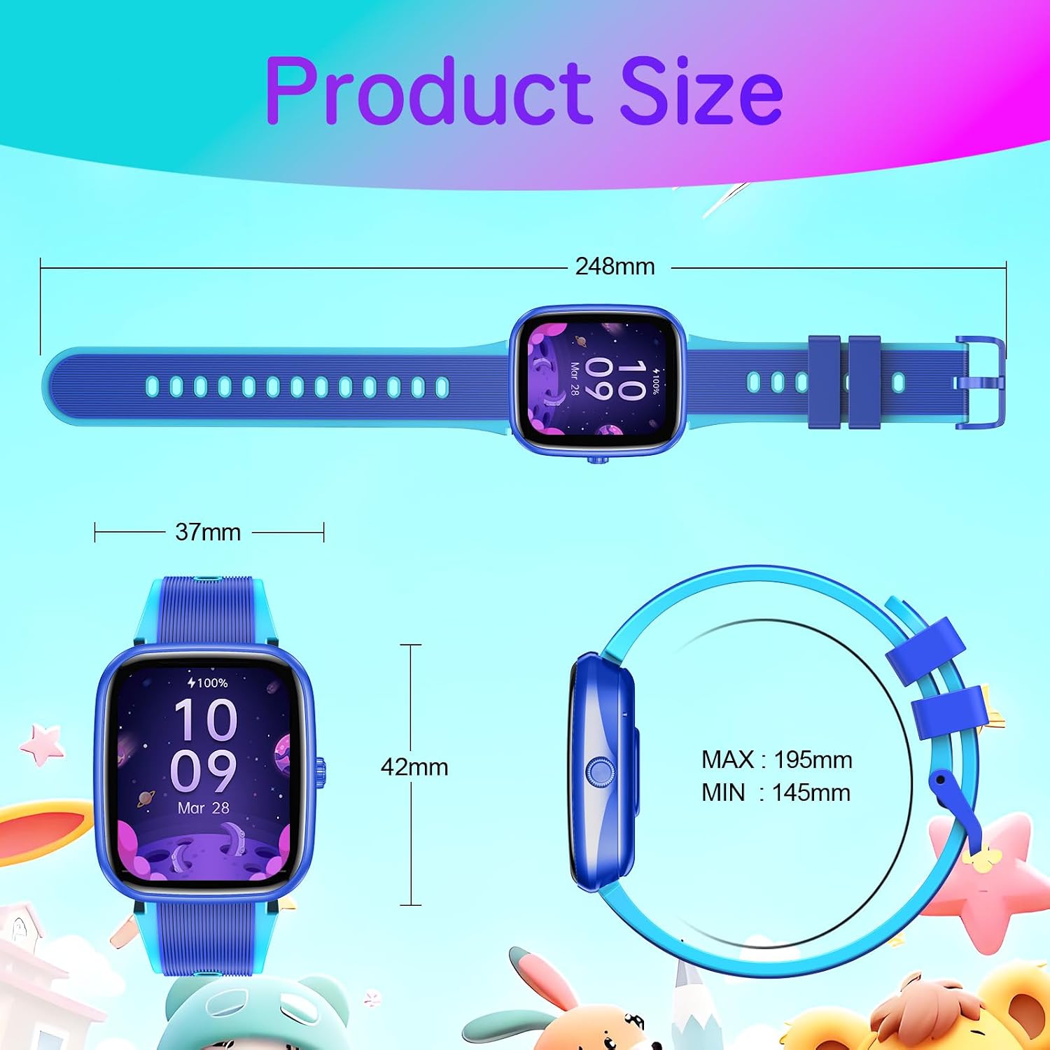 Thumbnail 6 de Smartwatch Fitness bambini 1.75