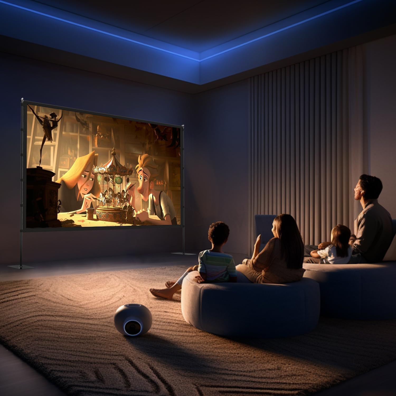 Thumbnail 2 de AHOLON Outdoor Projector Screen 120" 16:9 📺