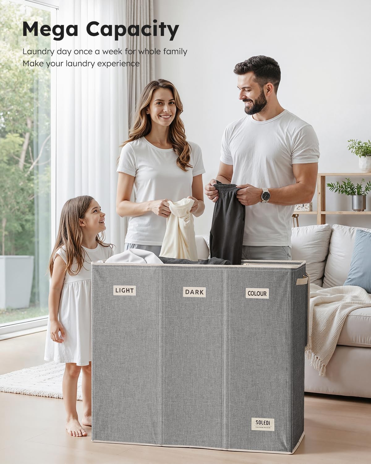 Detalle 2 de SOLEDI 200L Wäschekorb
