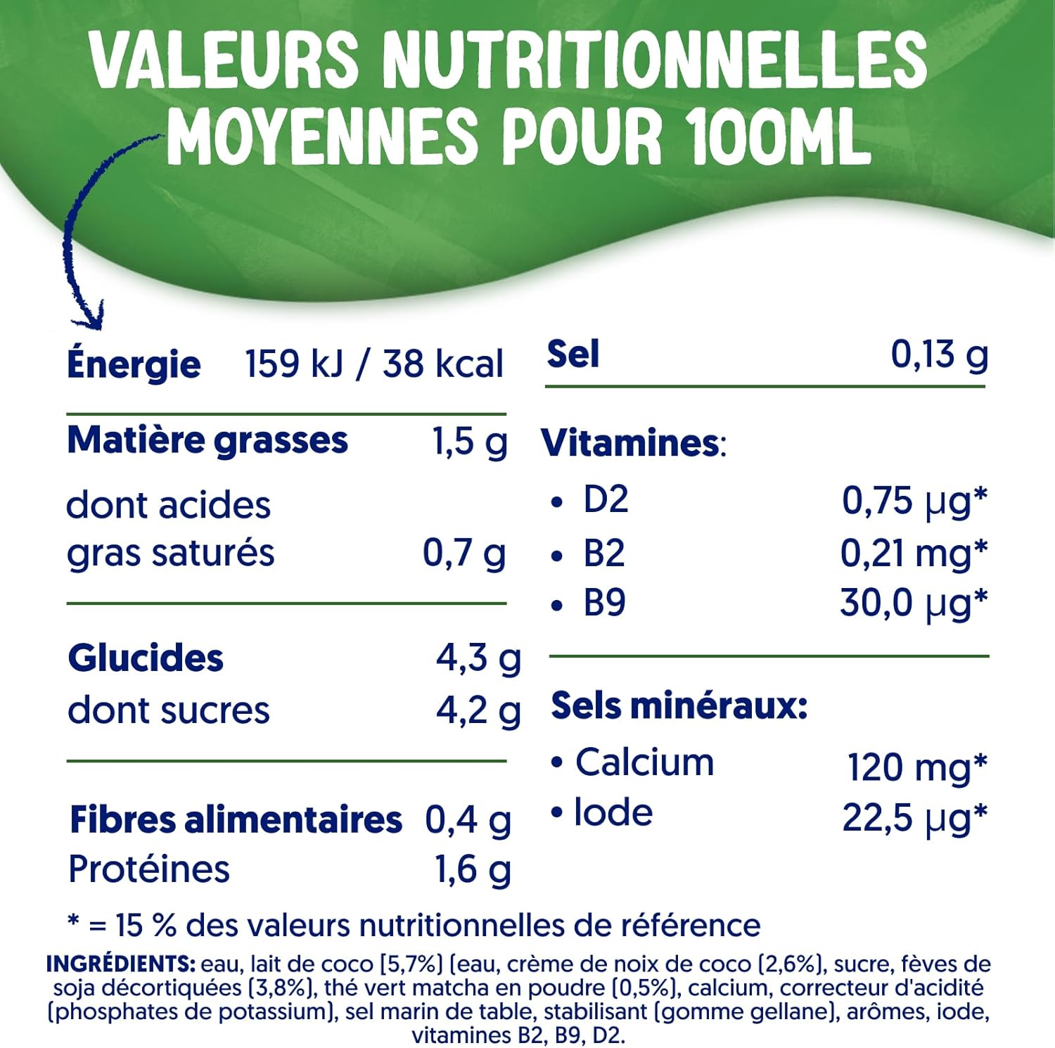 Thumbnail 1 de Alpro Boisson Végétale Matcha Coco 1L – Lot de 8x1L
