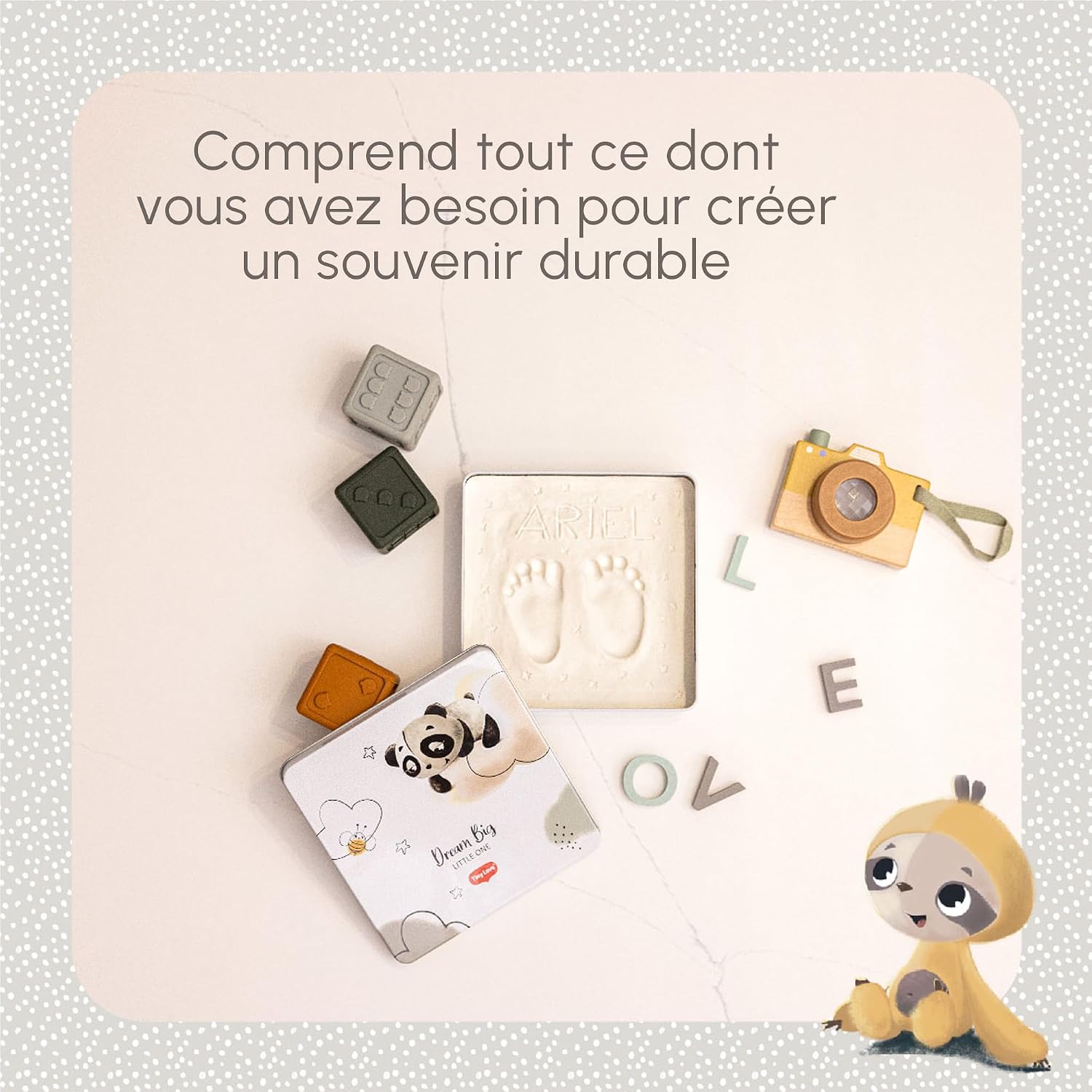 Thumbnail 1 de Tiny Love Magic Box Square — Memory Box pour empreintes main et pied de bébé