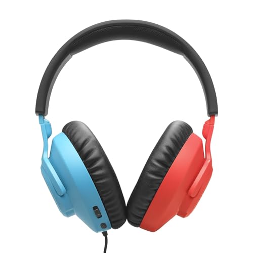 Thumbnail 5 de JBL Quantum 100N: cuffie da gaming over-ear con filo in blu/rosso per PC, console e Switch