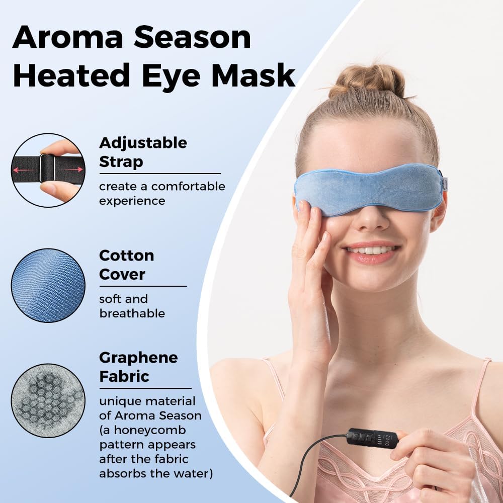 Detalle de Aroma Season Heated Eye Mask for Dry Eyes ๐