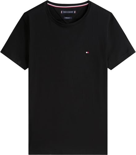 Thumbnail 5 de Tommy Hilfiger Uomo T-Shirt Maniche Corte Core Stretch Slim Fit – Nero