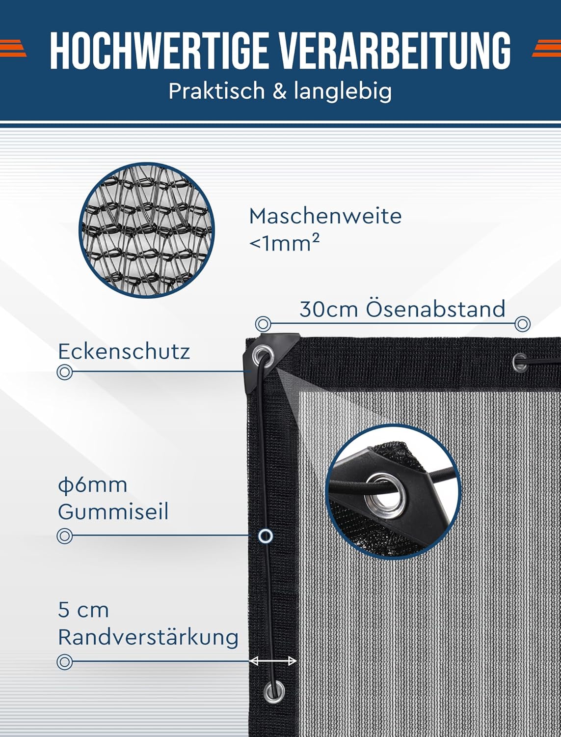 Thumbnail 1 de Ezcasch Anhängernetz 2x3m feinmaschig