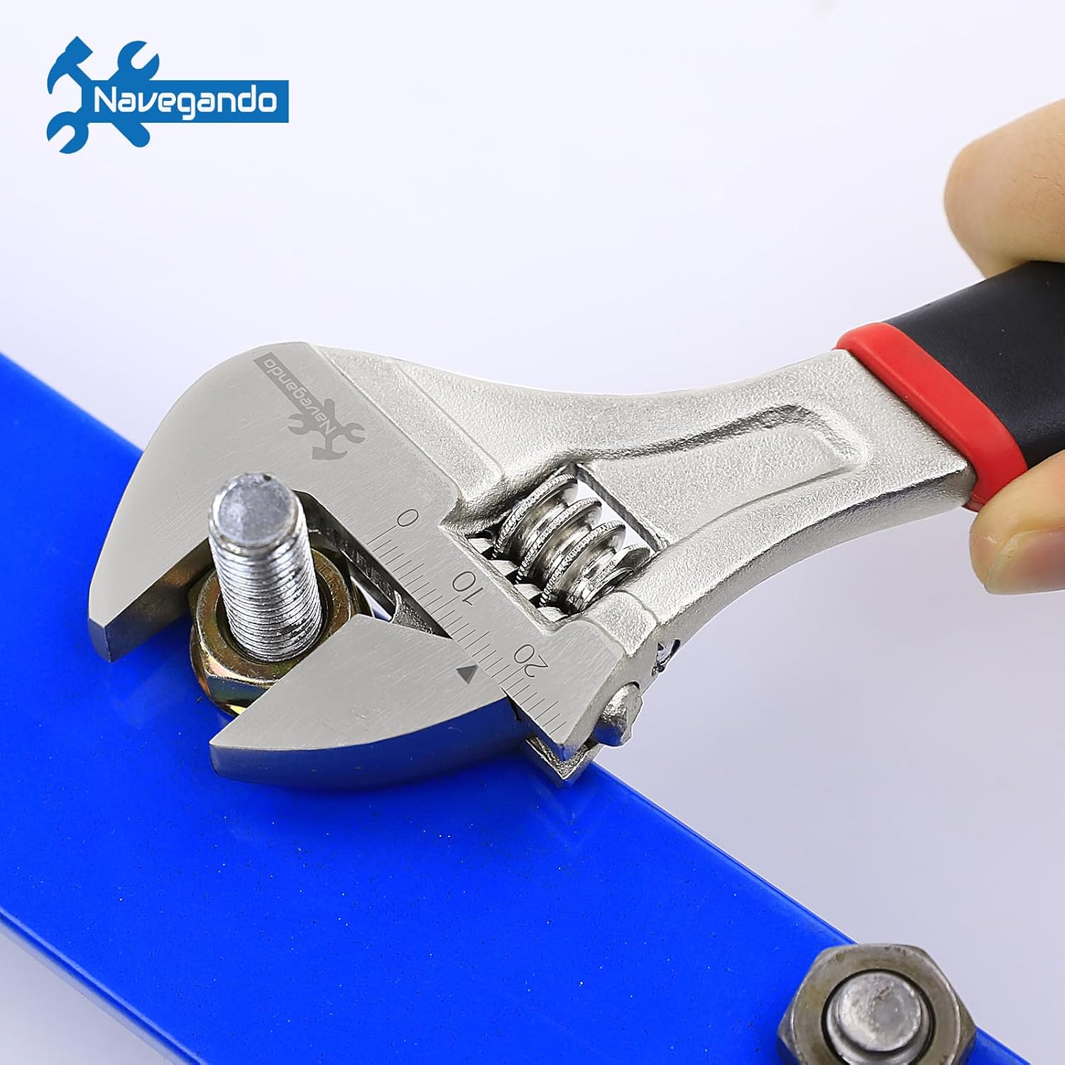 Thumbnail 5 de Navegando adjustable wrench sets 4-Piece Adjustable Wrench Set with Rubber Grips